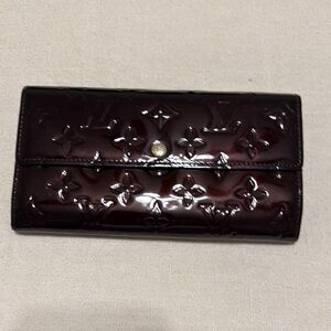 Louis Vuitton Burgundy Wallet